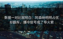 数据一对比就明白：阿森纳明明占优却翻车，爆冷信号成了导火索